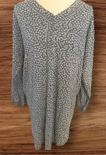 Vintage Earth Angels Womens Size Small Cotton Floral Nightgown Cottagecore Cozy