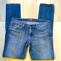 7 For All Mankind| Blue jeans straight leg size 30