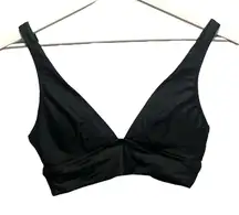 Aerie Women’s Black Plunge Bikini Top Size Small