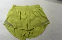 Lululemon Hotty Hot Shorts 2.5" Yellow Highlight