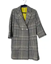 S. Oliver  SZ 8 oversized plaid blazer jacket