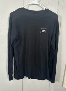 Chomp Black  Shady Places Long Sleeve T Shirt Size Medium EUC