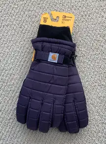 NEW Carhartt Waterproof Insulated Quilted Knit Cuff Glove Women’s Medium NWT