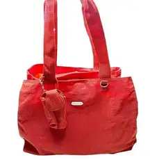 Baggallini  Everything Bag Red Large Travel Tote Multipocket Shoulder Purse