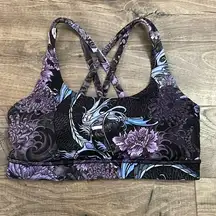 Lululemon Energy Bra Memoir Multi Purple