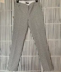 Gray & White Slacks