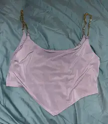 Purple Chain Top