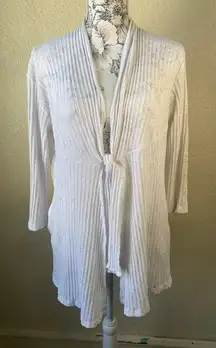 J VALDI‎ white coverup/cardigan