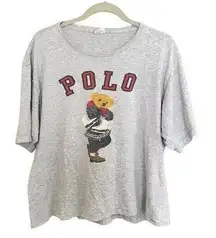 Polo Vintage Ralph Lauren  Ice Skating Bear T Shirt