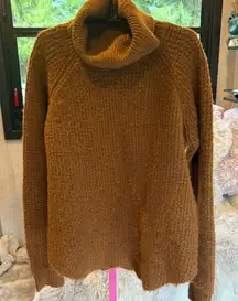 Kuhl Warm Brown Cowl Neck Sweater small
