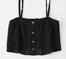 Abercrombie&Fitch black cami top size XS