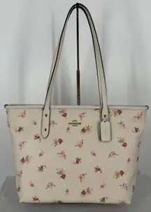 Limited Edition Coach City Tote Daisy Bundle Print Chalk Multi F29487