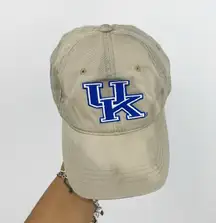 University Of Kentucky Wildcats Custom Bleach Splatter Dad Hat OS Upcycled