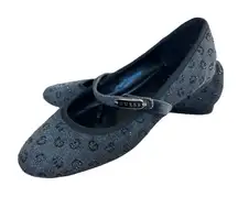 GUESS Los Angeles Women's Mary Jane Flat Size 9M  Embellished Casual