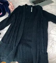 Leo @ Nicole Black Cardigan
