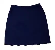 Skies Are Blue Mini Pencil‎ Skirt in Navy for Work