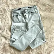 Sea foam jeans