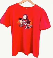 Y2K Anvil Ring Spun Wonder Women Short Sleeves T-Shirt SZ L