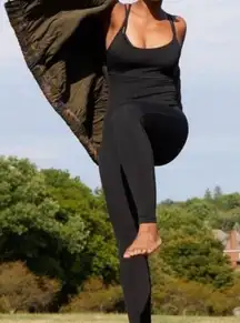 Aerie OFFLINE Real Me One Piece Black jumpsuit size XL