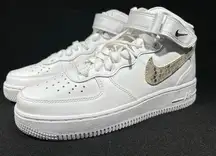 Nike  Air Force 1 '07 Mid Womens Casual Shoes White DD9625-101 NEW Size 6