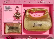 Juicy Couture 3 Piece Mini Hobo Set With Mirror And Wristlet NWT​