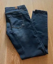 Blue Bird Surf & Urban blue gray stretch denim ripped knee