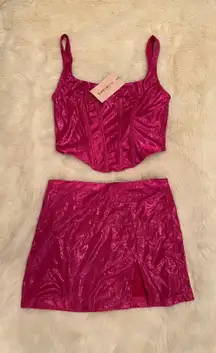 SheIn New Hot Pink Matching Set