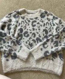 Kohls leopard print sweater 