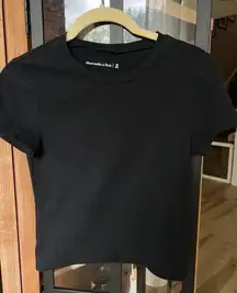 Abercrombie T-Shirt short sleeves Soft Matte Seamless Baby Tee basic