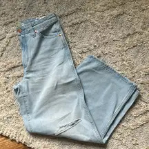 Wrangler  High Rise Wide Leg Light Wash Jeans Size 26 NWT