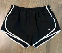 Nike Women's Black lined running Shorts sz Medium