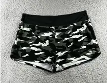 Women Running‎ Shorts 2XL Camouflage Active Athletic Workout Gym Bike Outdoor