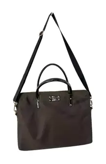 Kate Spade Laptop Bag Brown Nylon Messenger
