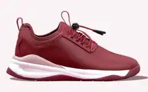 CLOVE Womens Classic Nursing Sneaker Comfort Shoe Royal Maroon Slip On Size 10