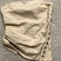 NWOT Cotton strapless top