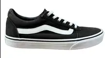 Vans Old Skool Black White Low Top Canvas Skate Shoes Women’s 9.5 Style 500714