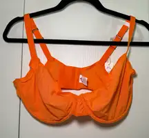 Aerie Smoothez Balconette Orange Mesh Bra - 38DD