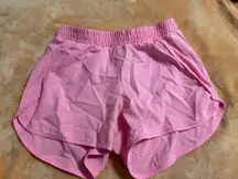 Pink athletic shorts 