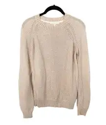 Maje Metallic Crewneck Sweater