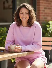 Charlie Holiday Sweatshirt and Shorts Set - Lilac Szie Small NWT