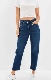American Eagle mom straight crossover jeans women’s size XXS 000