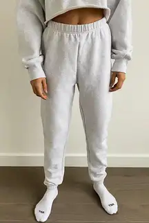 TNA The Cozy‎ Fleece Grey Jogger Pants XXS Lounge Casual Cozy