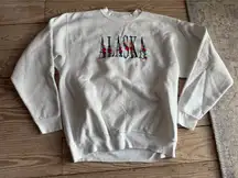 Vintage Alaska crewneck - small stains on sleeve in pic size L