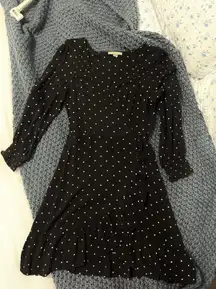 Polka-Dot Wrap Dress