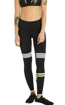 Lilybod x Soulcycle Black Stripe Detail Leggings Women’s Size Medium