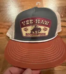 Yee Haw Roughstock Outdoor Cap Trucker Hat Rodeo Western‎ Country blue Cowgirl