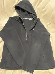 L.L. Bean Sherpa fleece hooded sweatshirt 