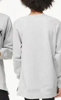 IVY PARK Silver Brushed Sequins Logo Sweatshirt Size Extra Small