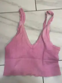 Copped Ribbed Nit Top