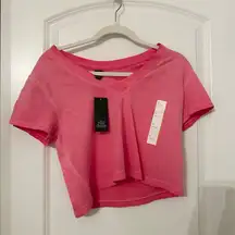 Target Wild Fable V Neck Short Sleeve Crop Top